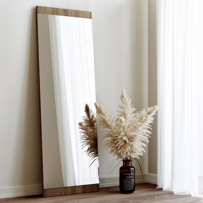Hanah Home Espejo Decorativo Basic Nogal 40x120 cm